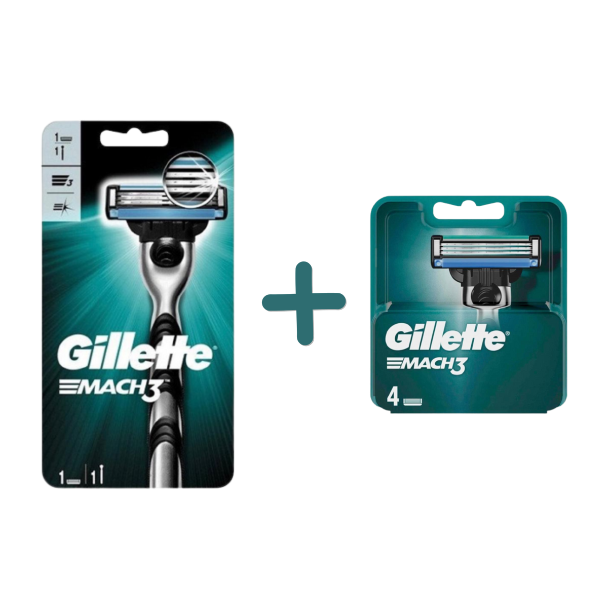 Gillette Mach 3 Rasierer Set