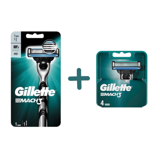 Gillette Mach 3 Rasierer Set