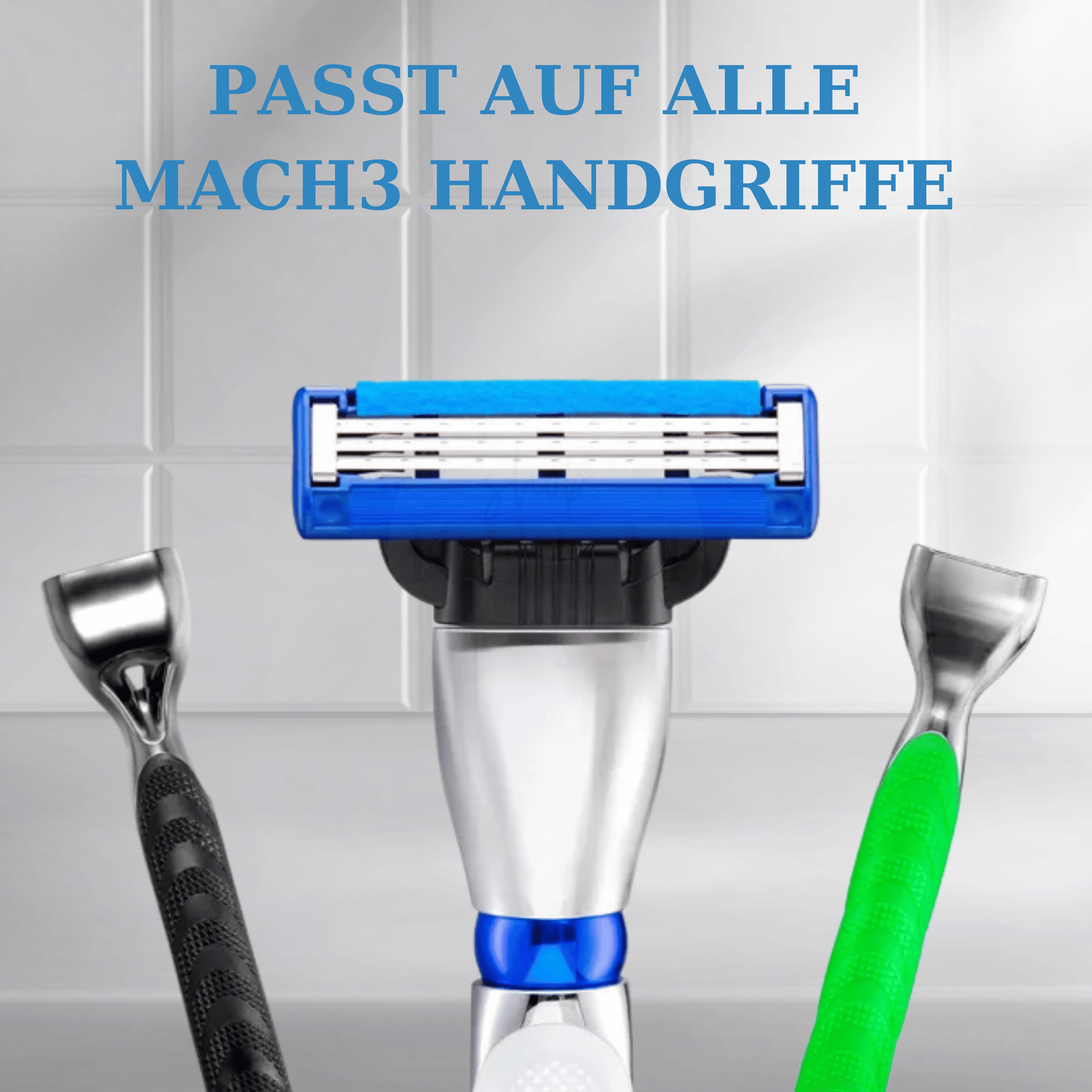 Gillette Mach3 Turbo Rasierklingen kompatibel mit allen Mach3 Rasierern