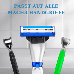 Gillette Mach3 Turbo Rasierklingen kompatibel mit allen Mach3 Rasierern
