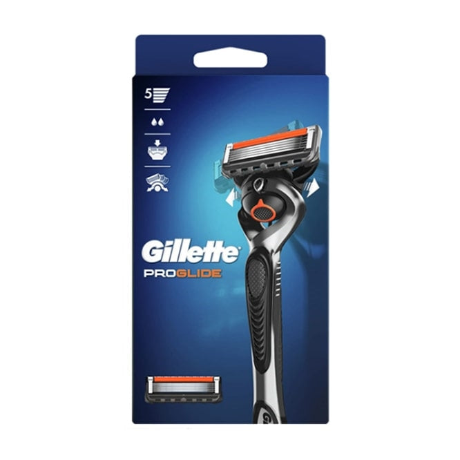 Gillette-ProGlide-Flexball-New-Pack-Rasierer-mit-2-Ersatzklingen-kelmshop