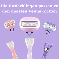 Rasierklingen passen zu allen Venus Griffen