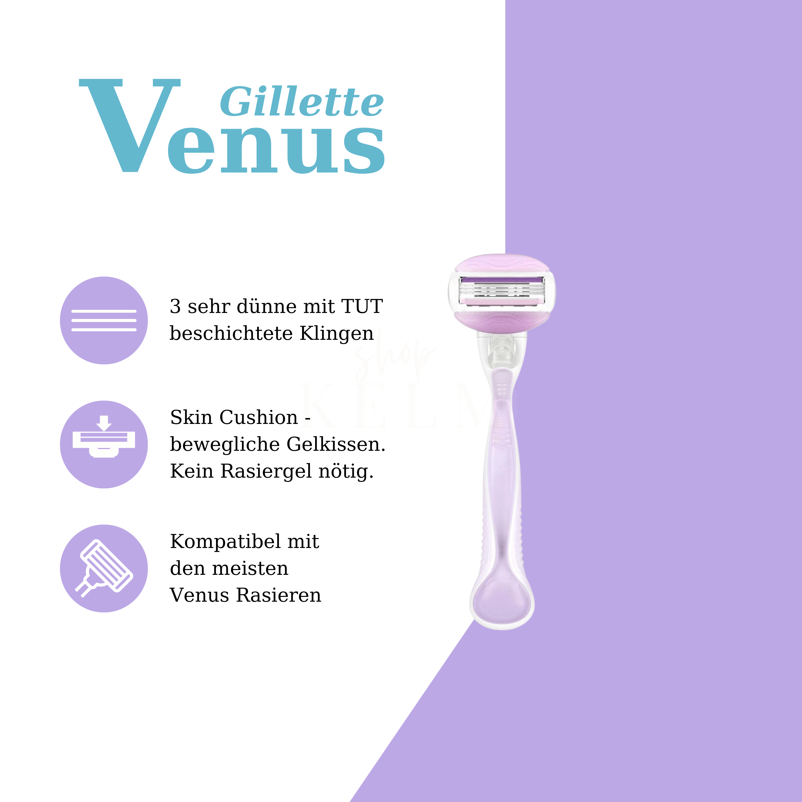 Gillette Venus Breeze Rasierer Beschreibung