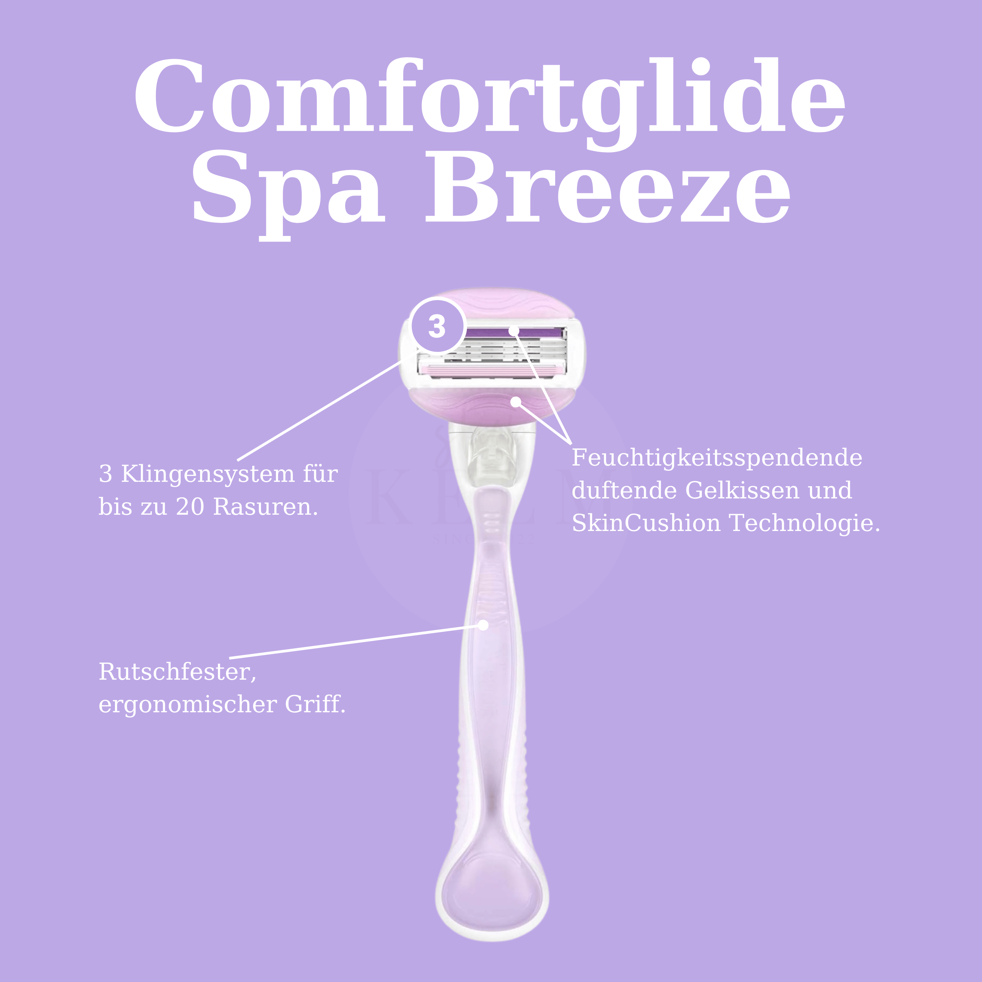 Gillette Venus Breeze Rasierer Produkteigenschaft