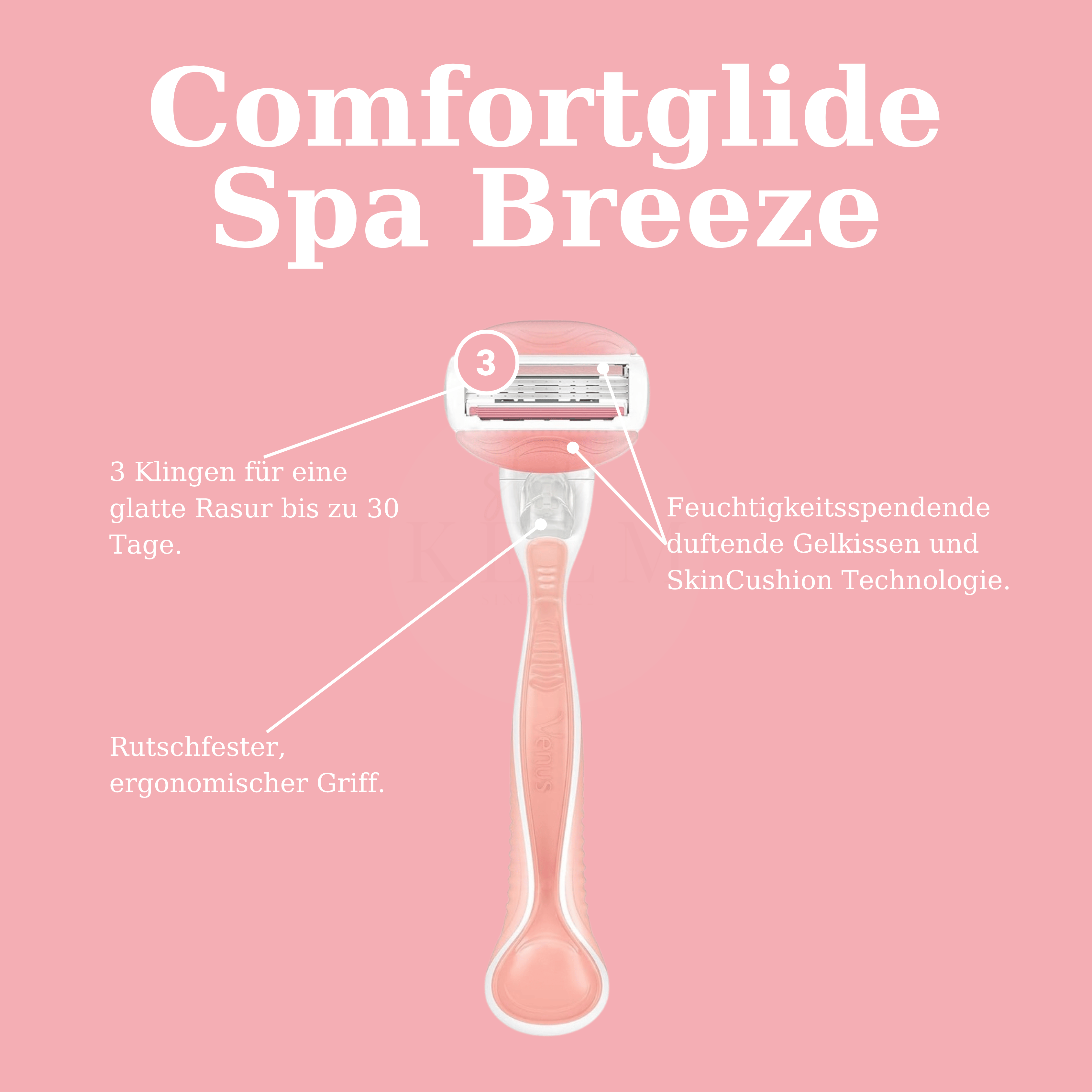 Gillette Venus Spa Breeze Rasierer Produkteigenschaft