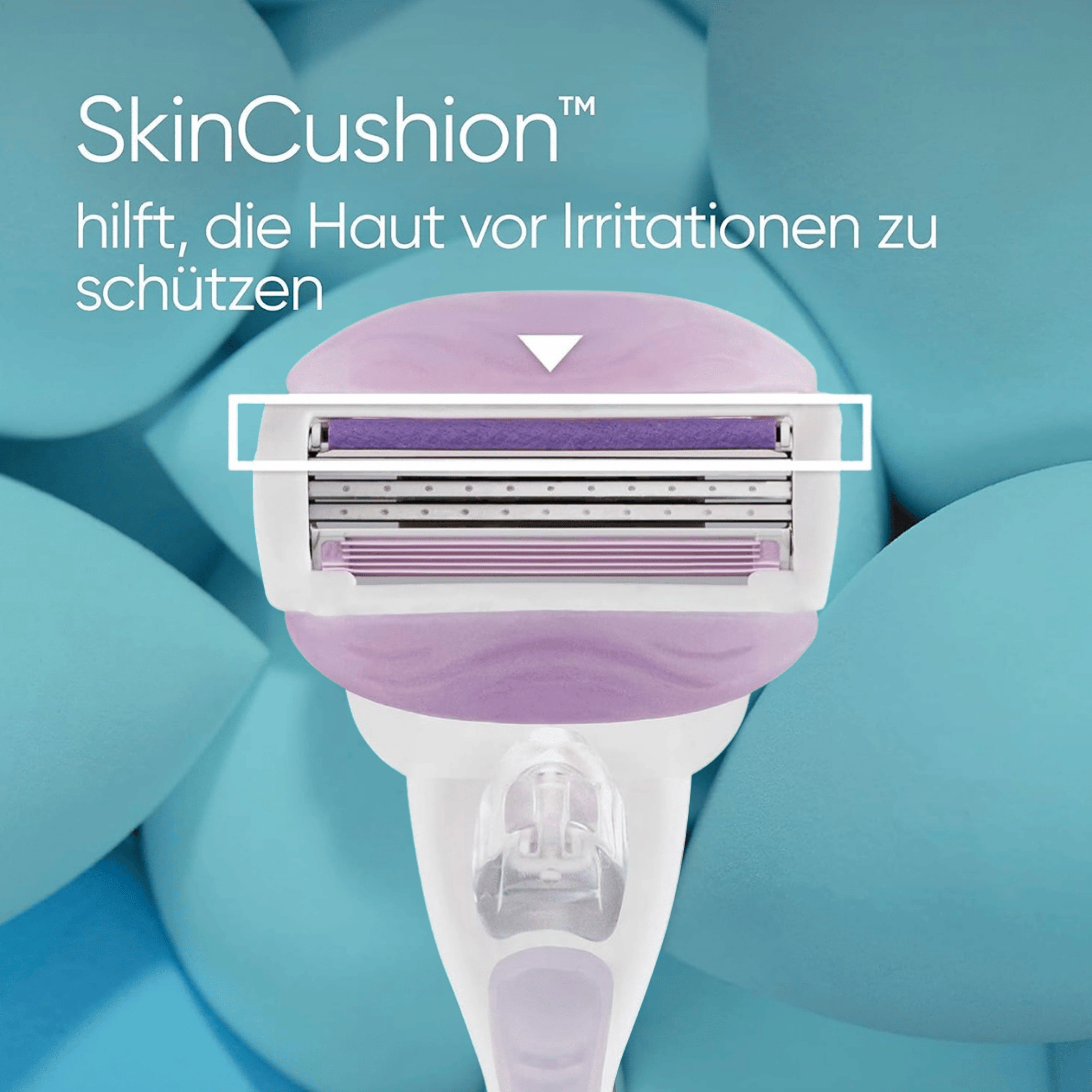Gillette Venus SkinCushion schützt vor Hautirritationen