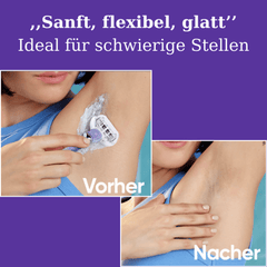 Venus Deluxe - sanft, flexibel, glatt & ideal für schwierige Stellen