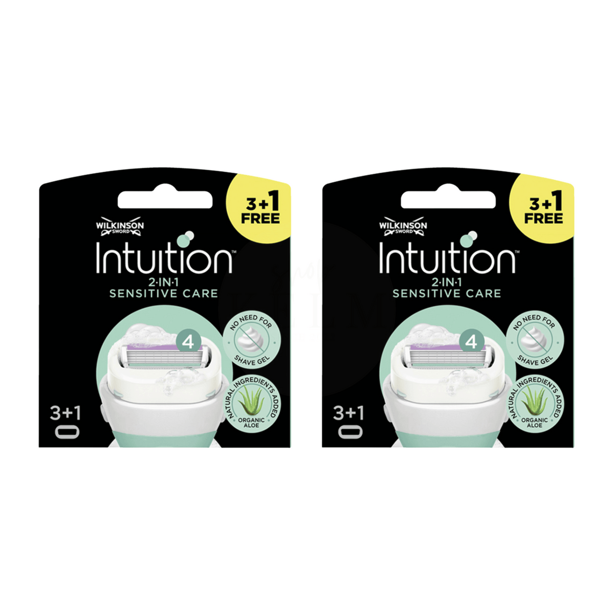 Wilkinson Sword Intuition Sensitive Care Rasierklingen - 4er Pack