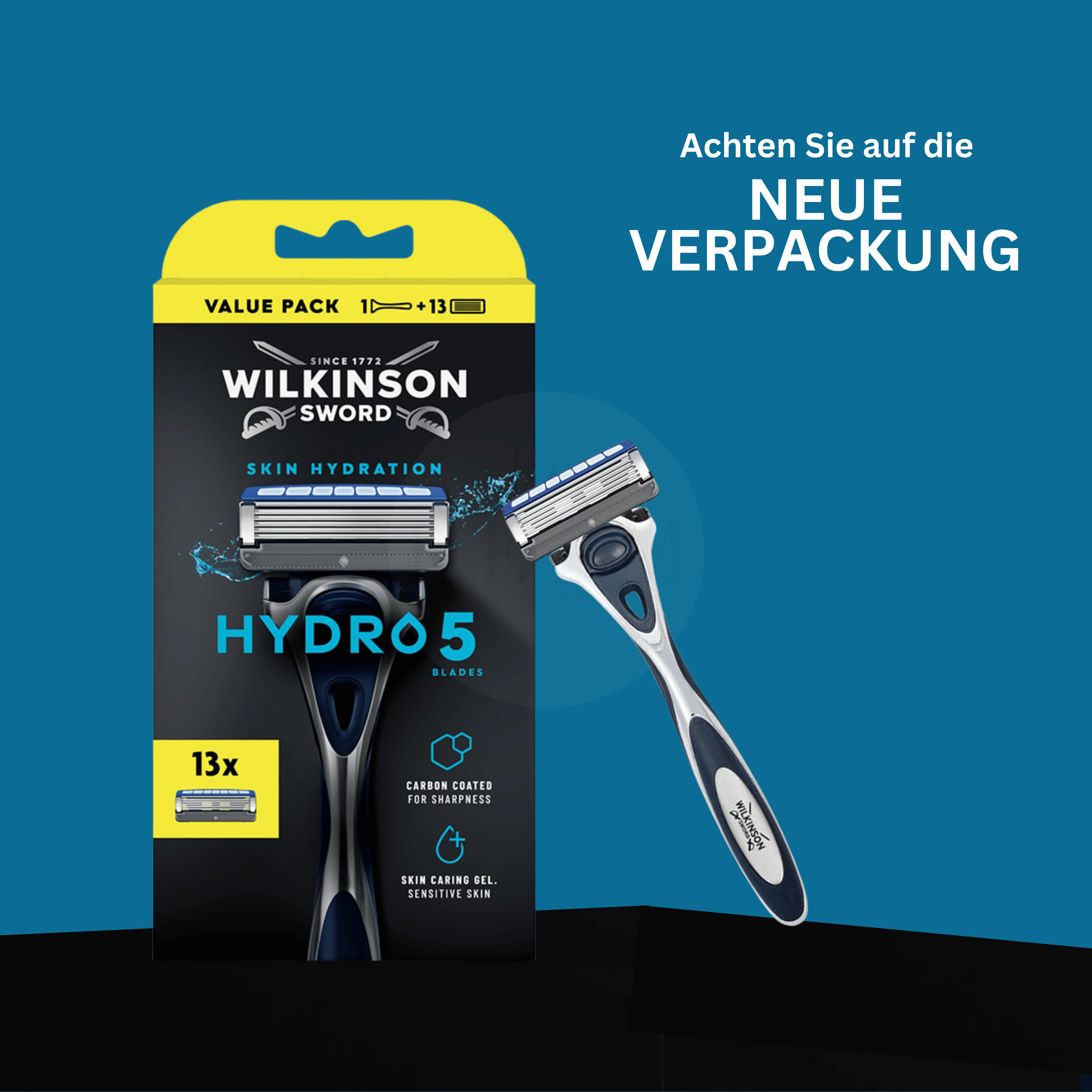 Wilkinson Hydro 5 neue Verpackung Skin Hydration Rasierer