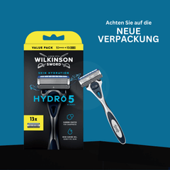 Wilkinson Hydro 5 neue Verpackung Skin Hydration Rasierer