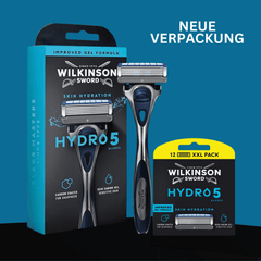 Wilkinson Sword Hydro 5 Skin Hydration Rasierer mit 8 Ersatzklingen und neuer Verpackung