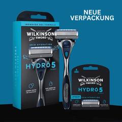 Wilkinson Sword Hydro 5 Skin Hydration Rasierer mit 8 Ersatzklingen in neuer Verpackung