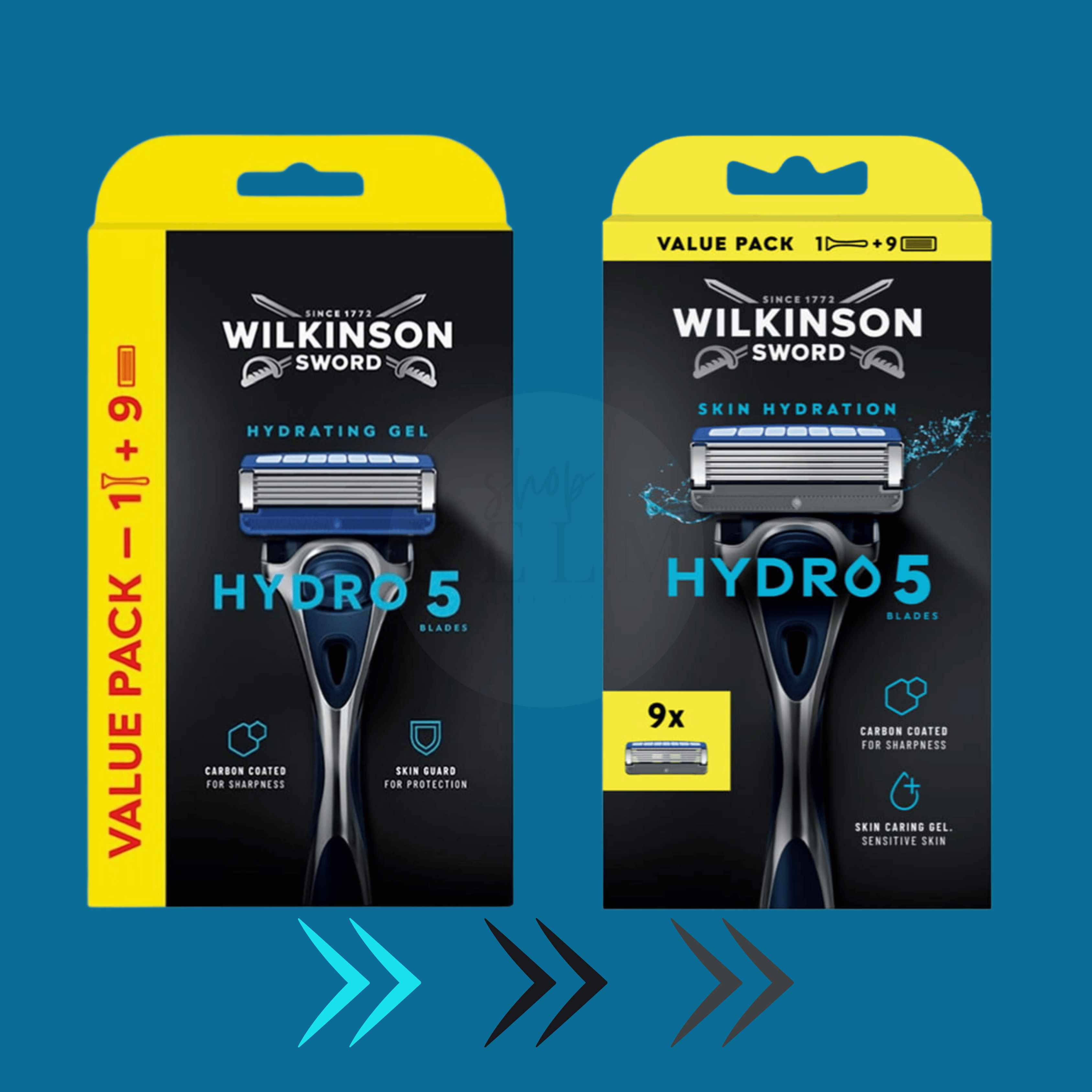 Wilkinson Hydro 5 Skin Hydration neue Verpackung 2026 Vergleich zur bisherigen Verpackung