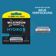 Wilkinson Sword Hydro 5 Skin Hydration Ersatzklingen neue Verpackung 12 Klingen XXL Pack