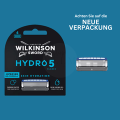 Wilkinson Sword Hydro 5 Skin Hydration Rasierklingen - 4er Pack I Ersatzklingen