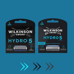 Wilkinson Sword Hydro 5 Vergleich alte und neue Skin Hydration Verpackung
