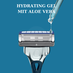 Wilkinson Hydro 5 Hydrating Gel mit Aloe Vera für eine sanfte und hautschonende Rasur