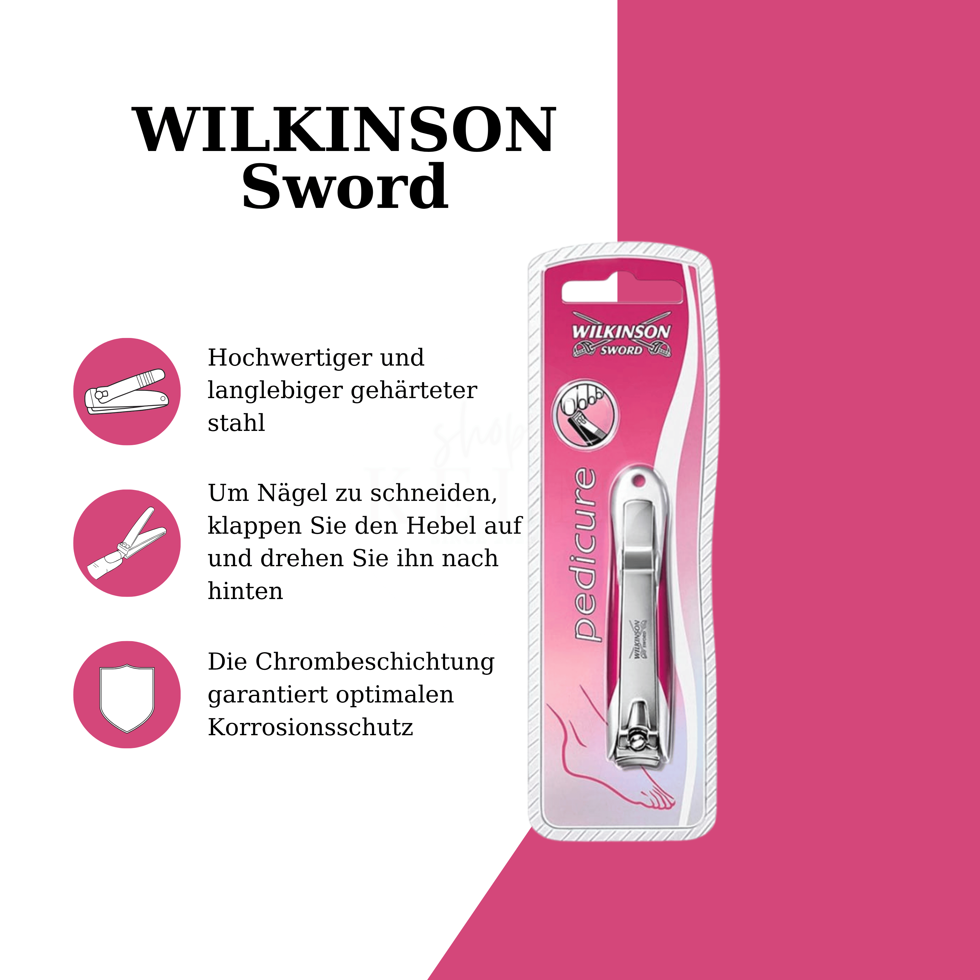 WILKINSON SWORD Nagelknipser Eigenschaften