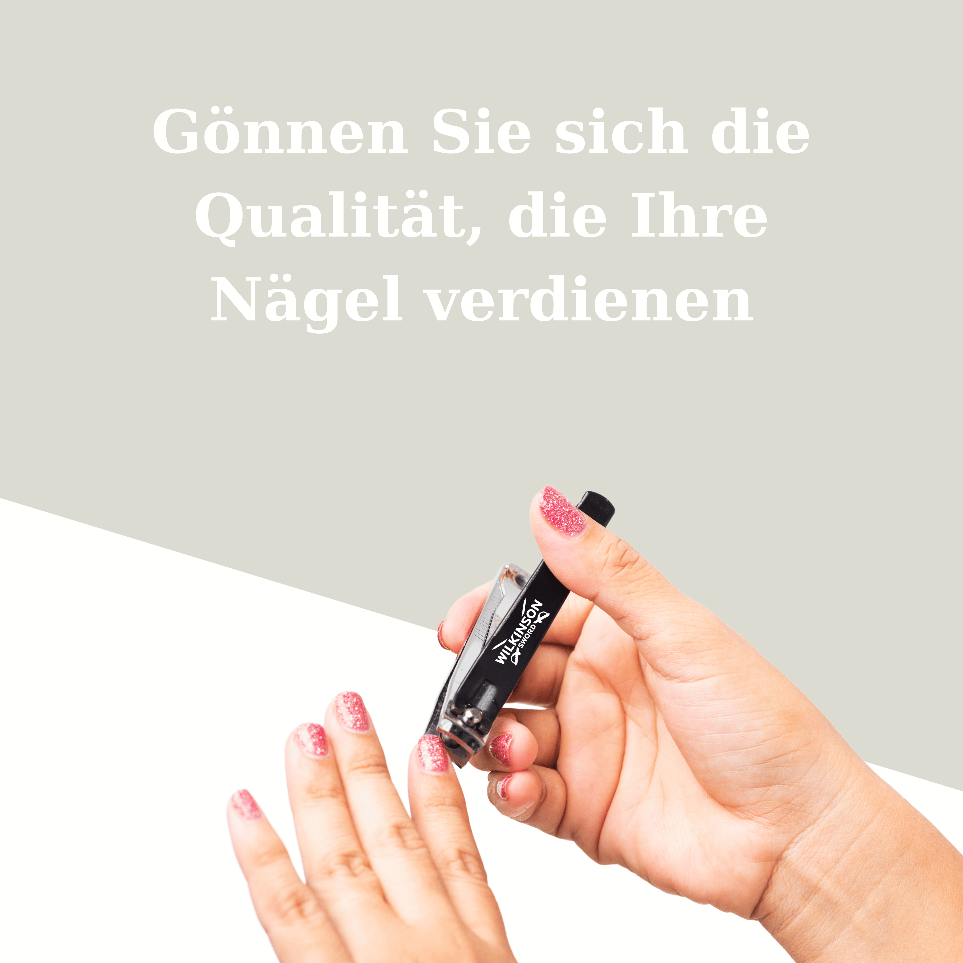 Wilkinson Sword Nagelknipser Maniküre Edelstahl langlebig präziser Schnitt