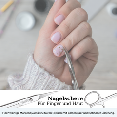 Nagelschere für Finger und Haut