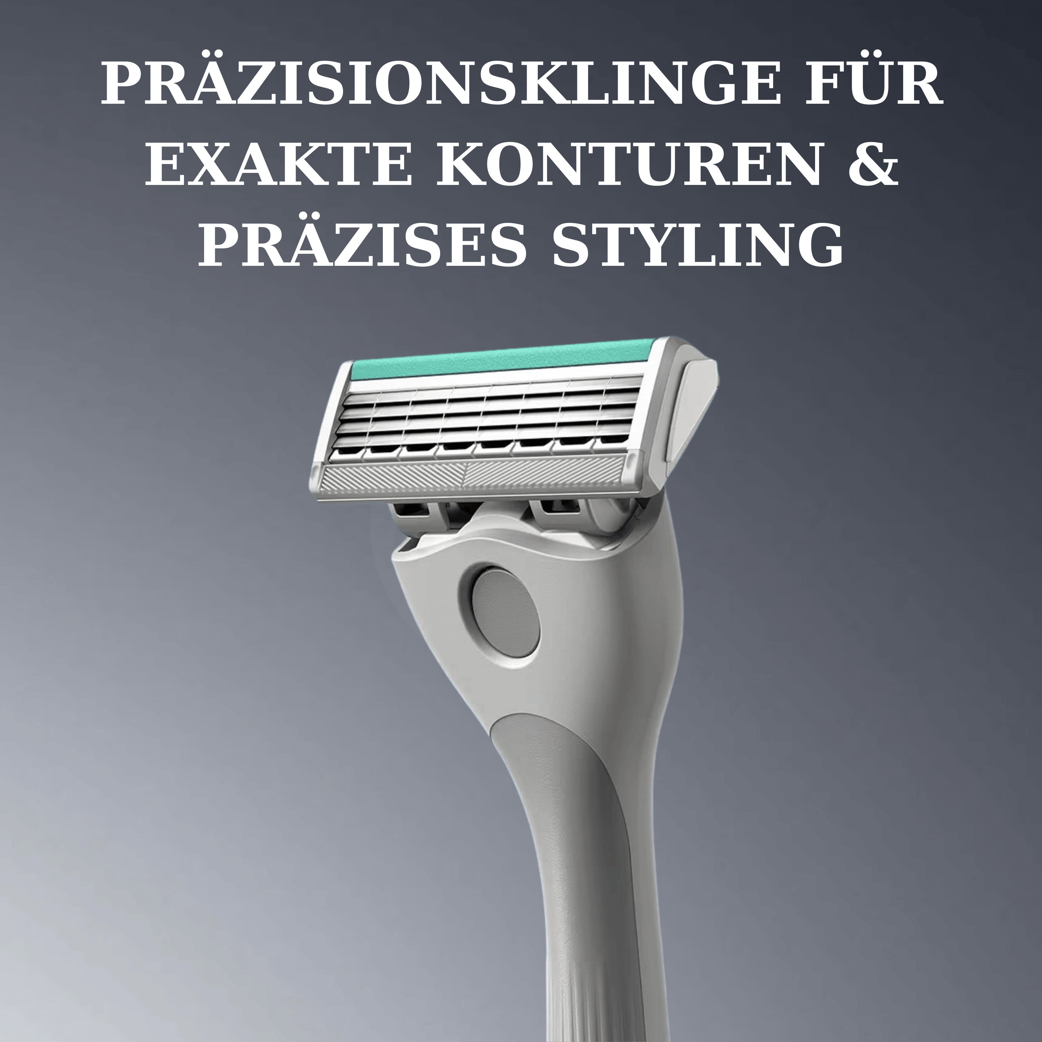 Wilkinson Sword Quattro 4 Skin Protection Rasierer mit Präzisionsklinge zum exakten Konturenschneiden und Bartstyling.
