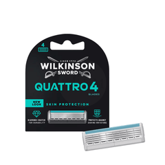 Wilkinson Sword Quattro 4 Skin Protection 4er Pack Ersatzklingen Blister Original