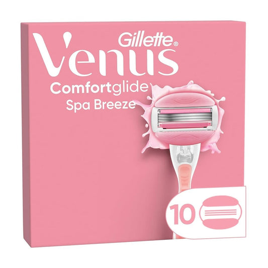 Gillette Venus Comfortglide Spa Breeze Ersatzklingen 10 Stück Original Damen Rasierklingen