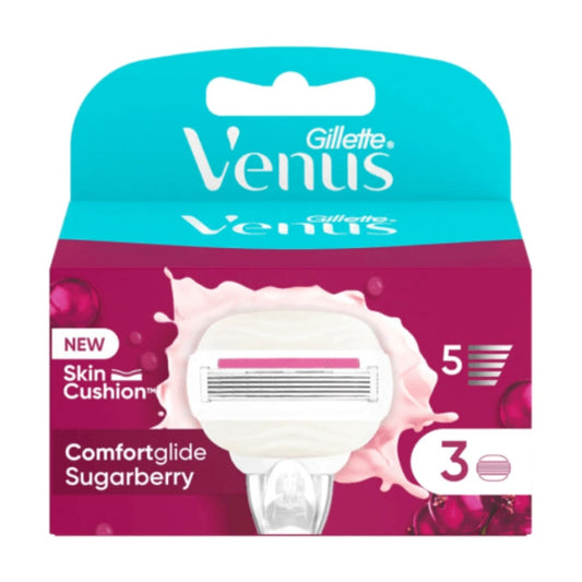 Gillette Venus Comfortglide Sugarberry Rasierklingen - 3er Pack