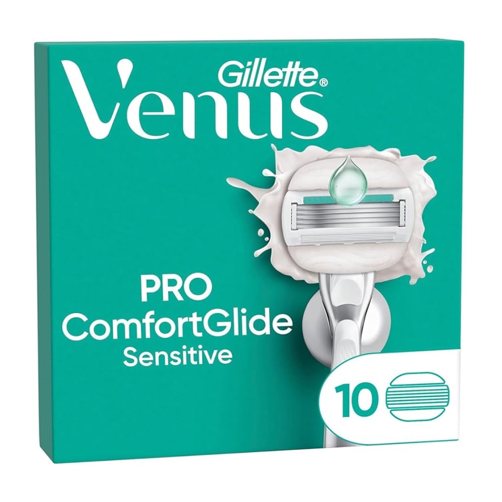 Gillette Rasierer Venus Pro Comfortglide Sensitive Rasierklingen 10 Stück