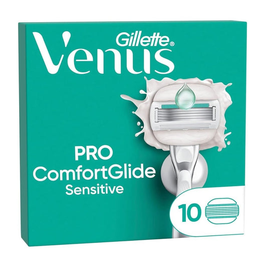 Gillette Rasierer Venus Pro Comfortglide Sensitive Rasierklingen 10 Stück