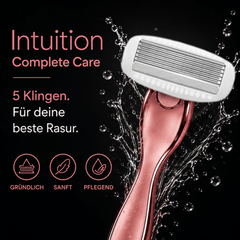 Wilkinson Intuition Complete Care Damenrasierer mit 5 Klingen für sanfte und gründliche Rasur