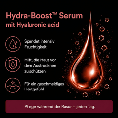 Wilkinson Intuition Complete Care Hydra-Boost Serum mit Hyaluronsäure für ein geschmeidiges Hautgefühl