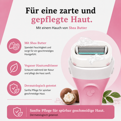 Wilkinson Sword Intuition Nourishing mit Shea Butter für geschmeidige Haut, veganem Hautconditioner und dermatologisch getesteter Pflege