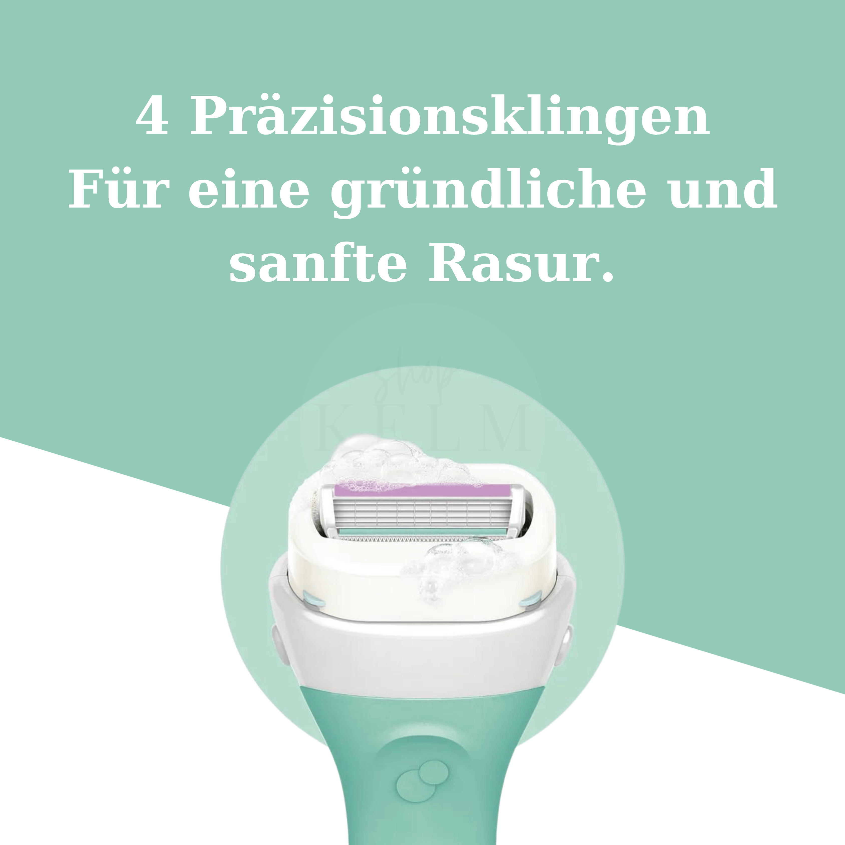 Wilkinson Intuition Sensitive Care mit 4 Präzisionsklingen für eine gründliche Rasur