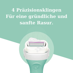 Wilkinson Intuition Sensitive Care mit 4 Präzisionsklingen für eine gründliche Rasur