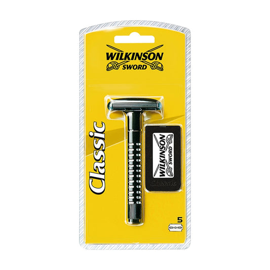 Wilkinson Rasierhobel - Classic Double Edge mit 5-Ersatzklingen