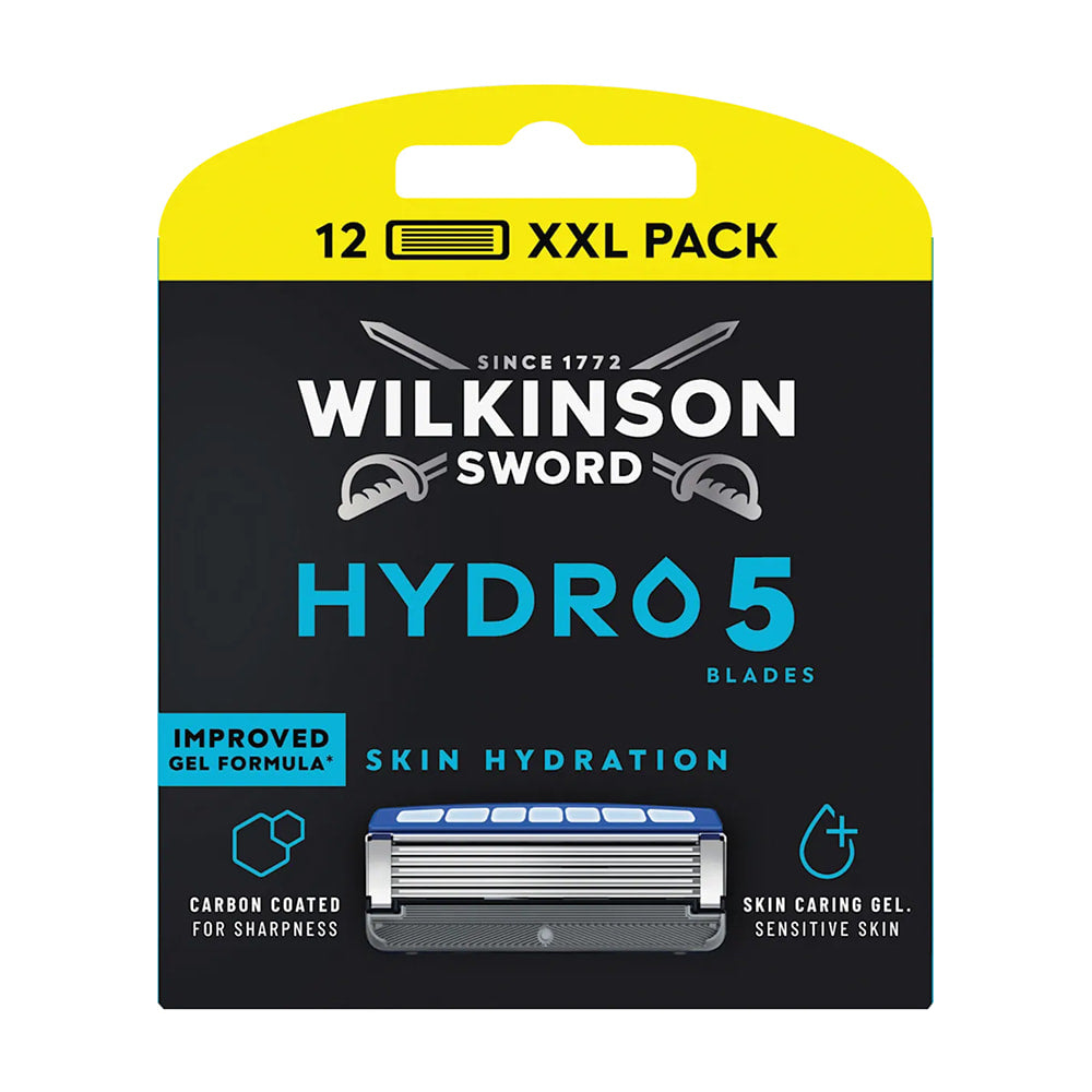 Wilkinson Sword Hydro 5 Skin Hydration Ersatzklingen 12 Klingen Blades (1x12er XXL Pack)