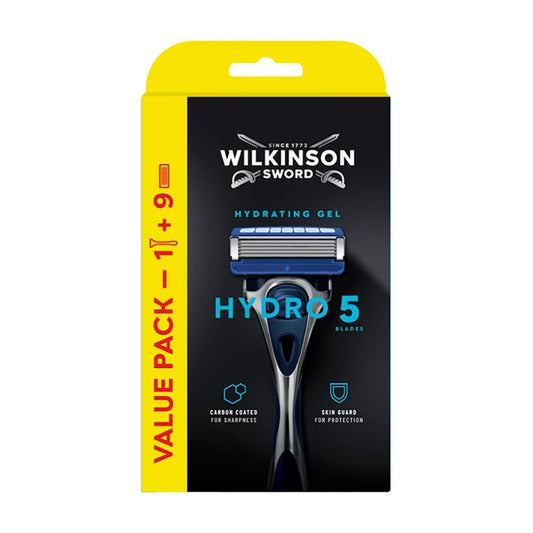 Wilkinson Hydro-5 Rasierer mit 9-Ersatzlingen