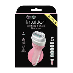 Wilkinson Sword Intuition Nourishing XL Starter Set mit Rasierer und 5 Ersatzklingen in Originalverpackung