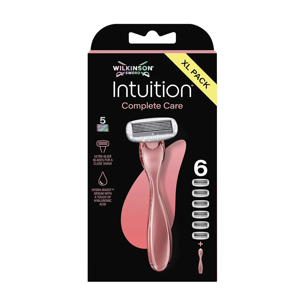 Wilkinson Sword Intuition Complete Care Damenrasierer mit 6 Klingen im XL Pack