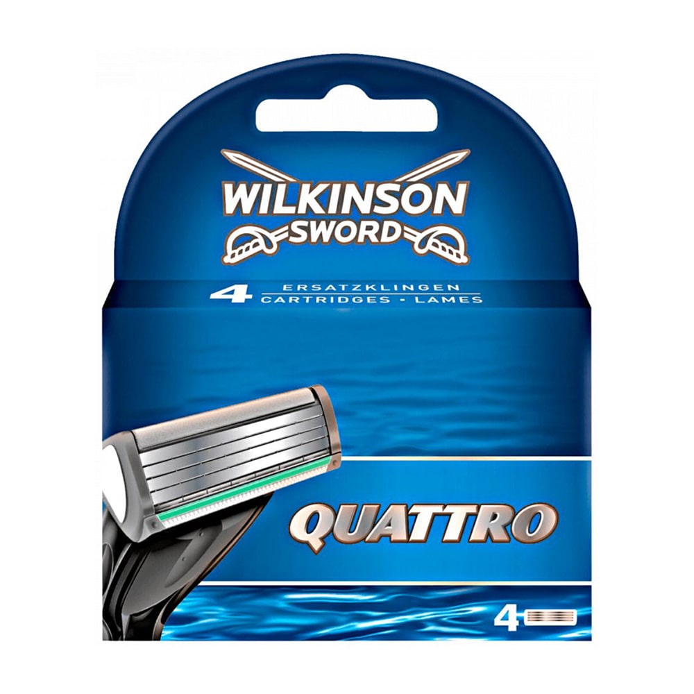 Wilkinson Sword Quattro Plus Rasierklingen - 4er, 6er, 8er Pack