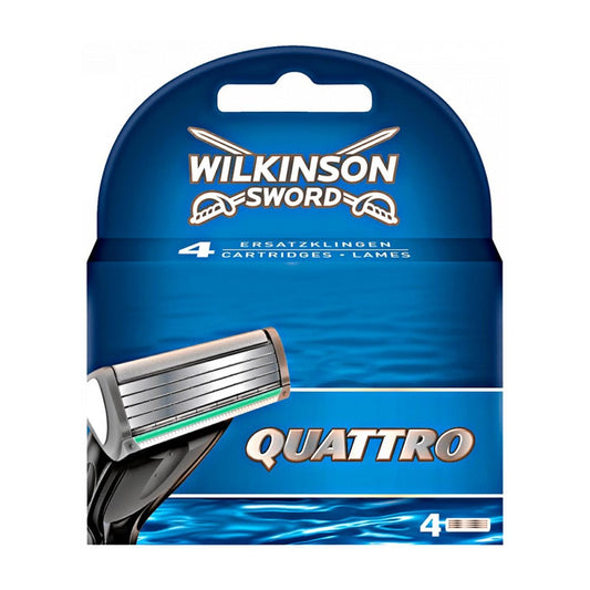 Wilkinson Sword Quattro Plus Rasierklingen - 4er, 6er, 8er Pack