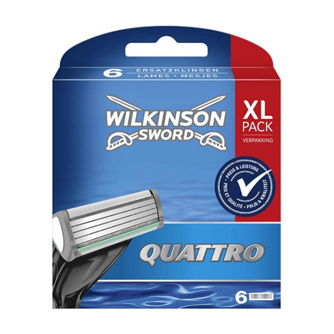 Wilkinson Rasierklingen 6er-Pack Quattro Plus