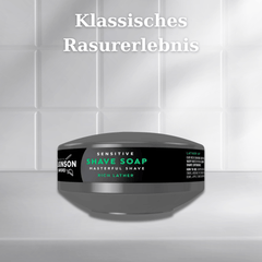Wilkinson Sword Sensitive Shave Soap für klassisches Rasurerlebnis bei der Nassrasur
