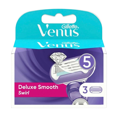 Gillette Rasierklingen Venus Deluxe Smooth Swirl 3er-Pack