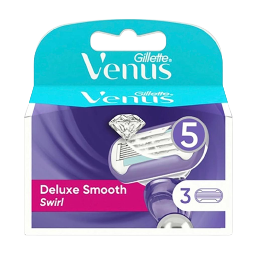 Gillette Venus Deluxe Smooth Swirl Rasierklingen - 3er Pack