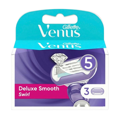 Gillette Rasierklingen Venus Deluxe Smooth Swirl 3er-Pack