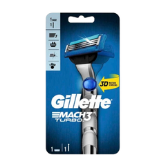 Gillette Rasierer Mach3 Turbo 3D + 1 Klinge