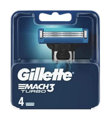 Gillette Mach3 Turbo Rasierklingen 4er-Pack