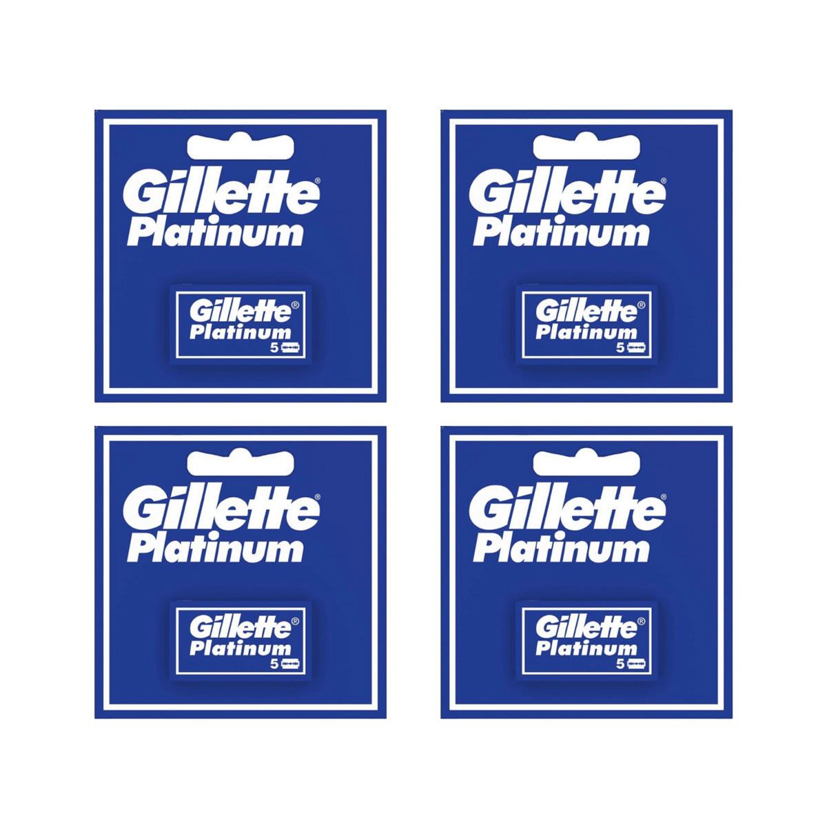 Gillette Platinum Rasierklingen - 20er Pack